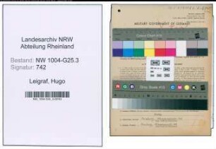 Entnazifizierung Hugo Leigraf , geb. 14.07.1901 (Kaufmann)