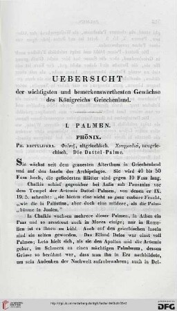 I: Palmen