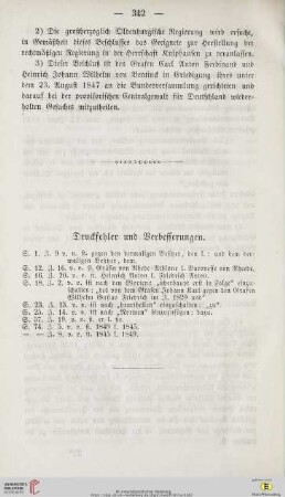 Druckfehler und Verbesserungen