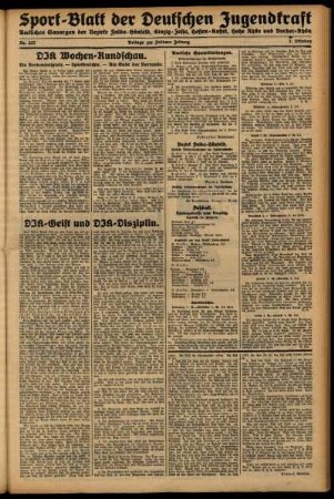 Zweite Ausgabe vom Freitag, den 02. Oktober 1931.