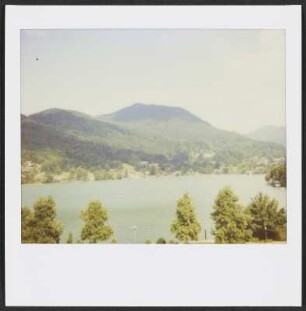 Blick vom Seehotel Überfahrt in Rottach-Egern auf den Tegernsee