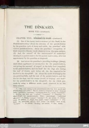 The Dînkard. Book VIII—(continued.)