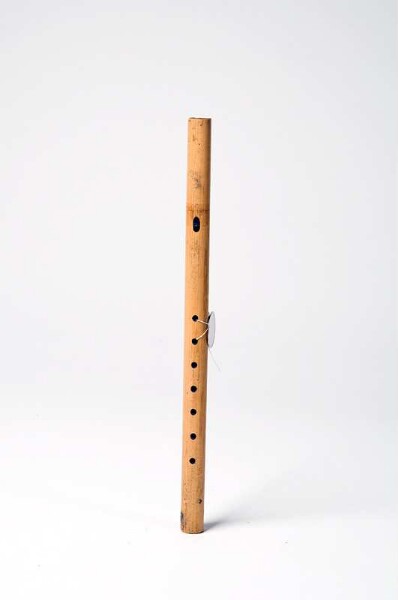 Open outer flute with finger holes