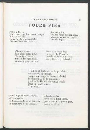 Pobre piba