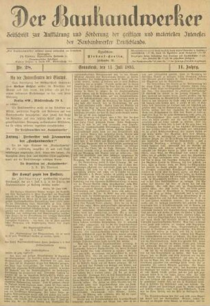 13. Juli 1895, Nr. 28
