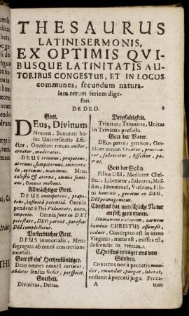 Thesaurus Latini Sermonis