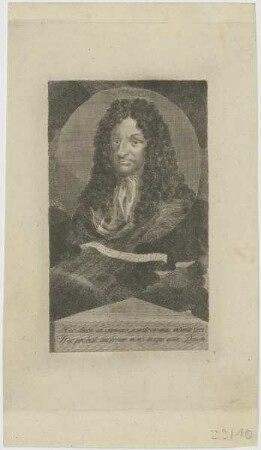 Bildnis des G. G. Leibniz