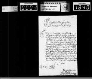 Weihnachts- und Neujahrsschreiben 1741/1742