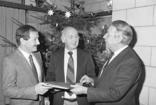 Amtseinführung des neuen Ortsvorstehers von Wolfartsweier Heinrich Beedgen