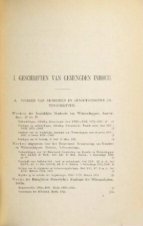 Catalogus van de boeken op 1 Januari 1877 aanwezig in de bibliotheek der Sterrenwacht te Leiden, 3