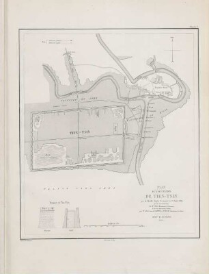 Plan de l'occupation de Tien-Tsin