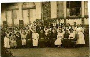 Gruppenbild von Mitarbeitern eines christlichen Hospizes in Misdroy