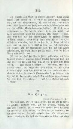130. An Hitzig