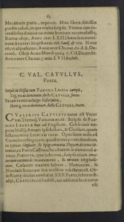 C. Val. Catullus