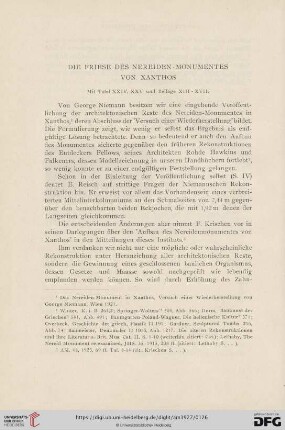 52: Die Friese des Nereiden-Monumentes von Xanthos