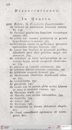 Dissertationes (Nr. 5828 - 5990)