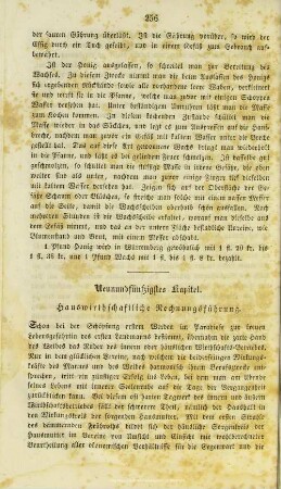 Neunundfünfzigstes Kapitel. Hauswirthschaftliche Rechnungsführung