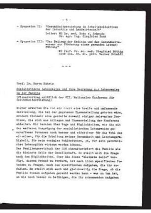 Sozialistische Lebensweise und Gesundheit : VII. Nationale Konferenz für Gesundheitserziehung vom 11.-13.10.1983 in Dresden