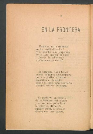 En la frontera