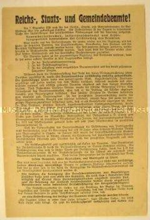 Propagandaflugblatt der Nationalsozialistischen Freiheitsbewegung zur Reichstagswahl 1924