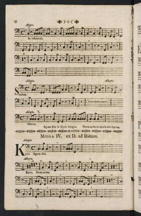 6-12, Missa IV. - VI.