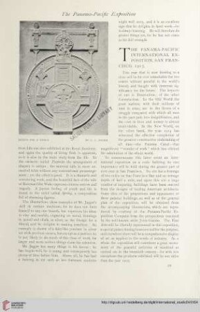 The Panama-Pacific International Exposition, San Francisco, 1915
