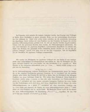Ein Beitrag zur Potentialtheorie : Inaugural-Dissertation