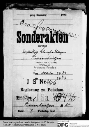 Kleinsiedlungen in Treuenbrietzen, Kr. Zauch-Belzig