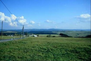 Landschaft mit schöner Wolkenbildung