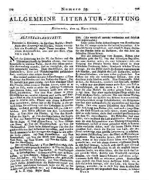 [Tennecker, C. E. S. v.]: Bruchstücke über Kenntnisse von Pferden, welche vorzüglich die Krankheiten dieser Thiere betreffen. H. 1-2. Freiberg, Annaberg: Craz 1794