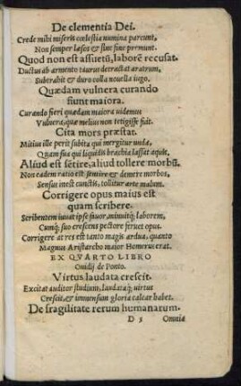 Ex Quarto Libro Ovidii de Ponto.