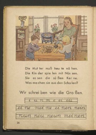 Wir schreiben wie die Großen.