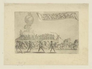Sonnenwagen mit Atlas, Festumzug für Federico della Rovere, Florenz 1616