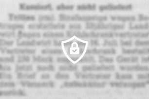 Kassiert, aber nicht geliefert