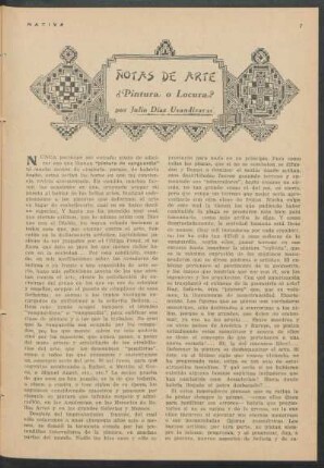 Notas de arte - ¿Pintura o locura?