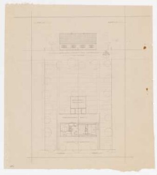 Eisenbahner-Siedlung: Lageplan und Ansicht M 1:200