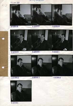 Portraitserie Willy Brandt