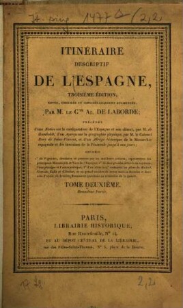 Itinéraire descriptif de l'Espagne, 2,2