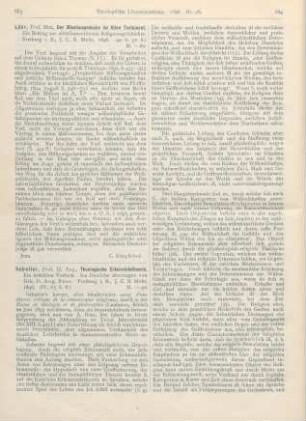 683-685 [Rezension] Sabatier, August, Theologische Erkenntnistheorie. Ein kritischer Versuch