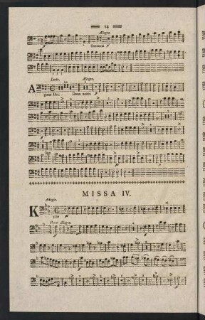 14-28, Missa IV. - Missa VI.
