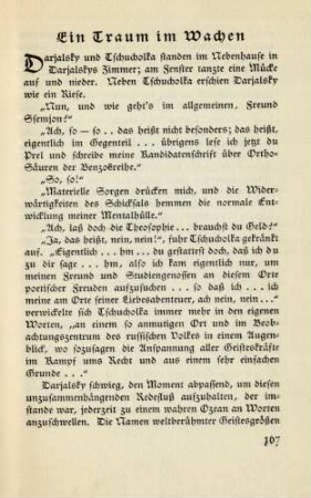 Ein Traum im Wachen