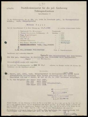 Hayer, Wilhelm