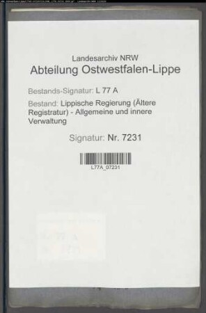 Requisitionen des preußischen Generals v. Jeanneret