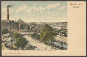 Ansichtskarte Elektrische Hochbahn am Tempelhofer Ufer [1/3]