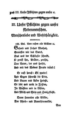 III. Unsere Pflichten gegen unsre Nebenmenschen.