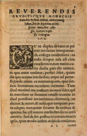 Ioh. Baptistae Folengii In canonicas apostolorum epistolas ... commentarii