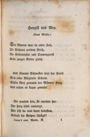 Karl Lappe's sämmtliche poetische Werke. 2