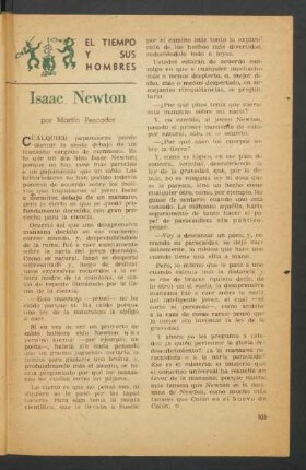 Isaac Newton : El tiempo y sus hombres
