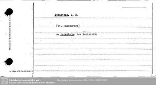 Bernstein, L. B.