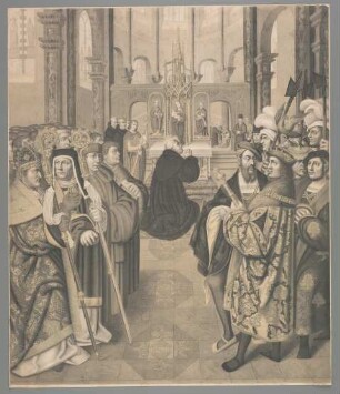 Der heilige Bernhard im Dom zu Speyer
